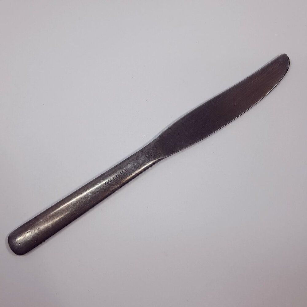 Vintage Walco US Dinner Knife‎ Mess Hall Military butter chow mess food hall